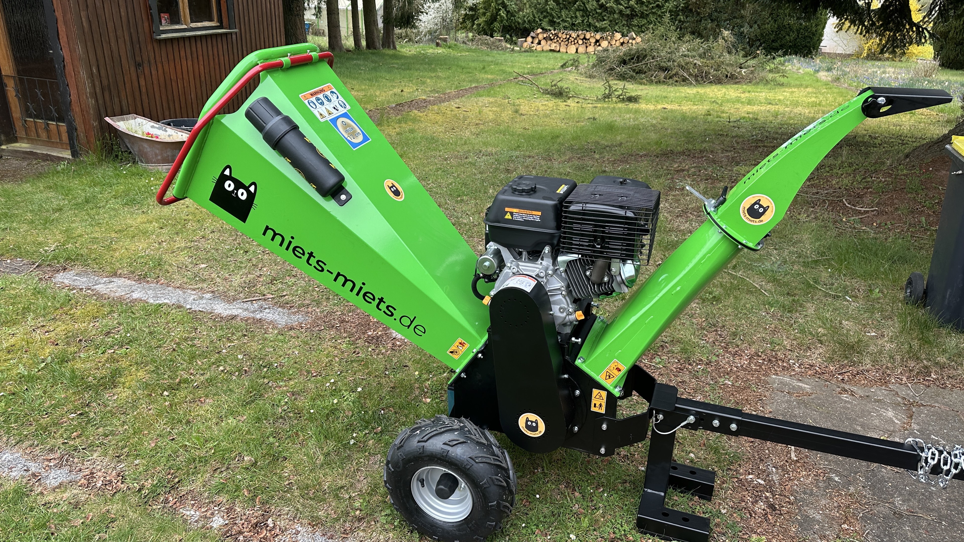 Zipper Häcksler Schredder Chipper bis 12cm! – Vorschau 3