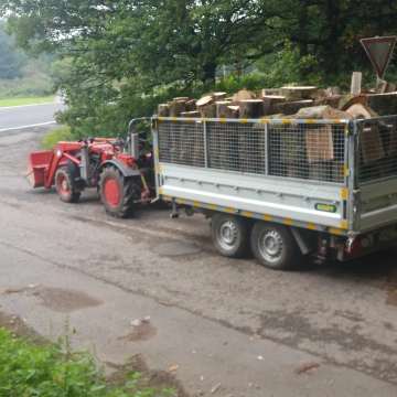 Drei Seiten Kipp Anhänger 3,5to 3x2mtr