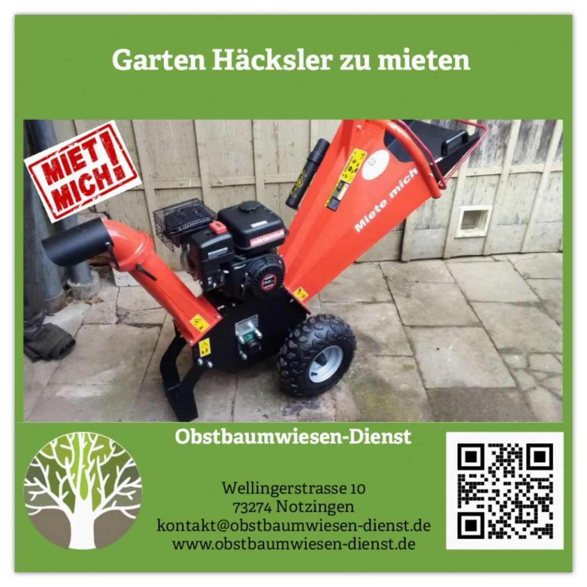 Garten Häcksler zu Vermieten