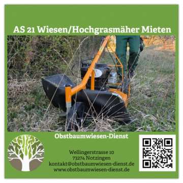 AS 21 Wiesen/Hochgrasmäher Mieten